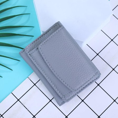 Mode korta plånböcker Enkel liten plånbok BLÅ