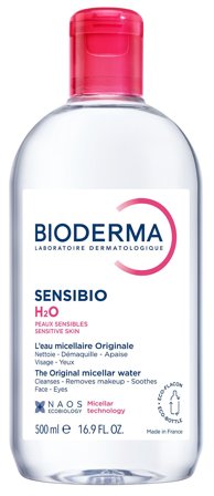 Bioderma Sensibio H2O 500 ml, Skincare, Renseprodukter, Micellar Water
