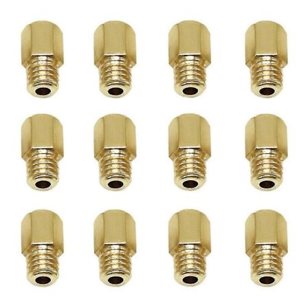 12 kpl Moottoripyörän kaasuttimen pääsuutin kaasuttimen pääsuutin mittari Mikuni VM TM 90-200