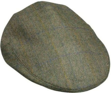 Laksen Laird Flat Cap tweed-lippis, ruskea