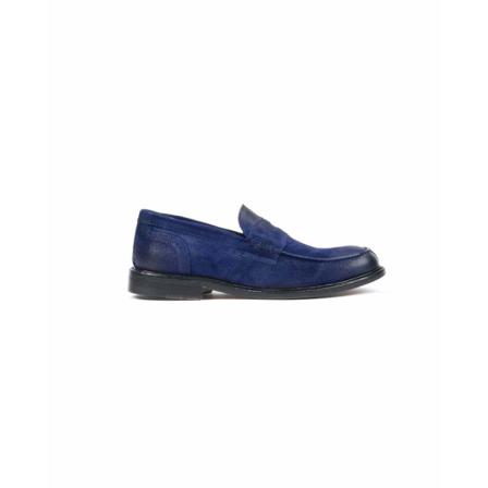 Marechiaro 1962 Suede moccasin blå, Herr Loafers, Herr, Storlek: 41 EU