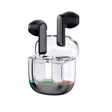 True Wireless Bluetooth headset med transparent LED-case