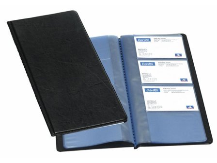 BANTEX Visitkortspärm 96 kort svart - Lyreco - Kontorsmaterial - Till skrivbordet - Visitkortspärmar