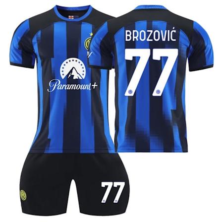 23-24 Inter Milan hjemmefotballdrakt - Brozovic 20(110-120cm)