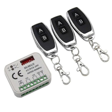 Garageport Fjernkontroll Mottaker 433 868Mhz Rx Multi 300-900Mhz Ac/Dc 9-30V Mottaker Med Fjernkontroll