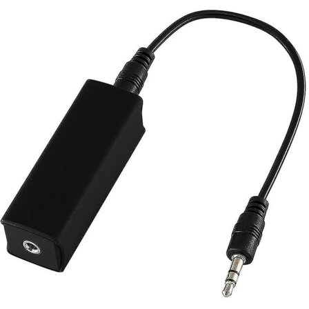 Markloopbrusisolator Eliminerar effektivt ljudstörningar för bilstereosystem och hemhögtalare med 3,5 mm ljudkabel