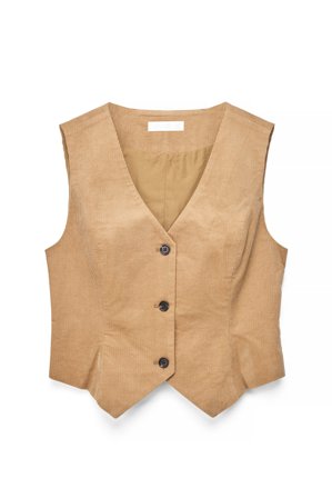 Lovisa Worge x NA-KD Corduroy Vest - Blazer vest - Brun - EU 36