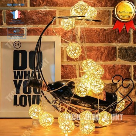 Lampe - TD - LCTQ - Spherical - Rattan - LED - 30mm - Inomhus