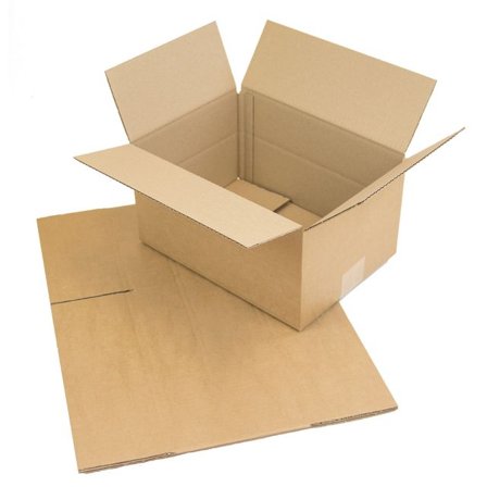 BOXON Wellåda E557 450x450x275mm - Lyreco - Emballage och lagerutrustning - Lådor och well - Welllådor 1-lag - 370-500 mm