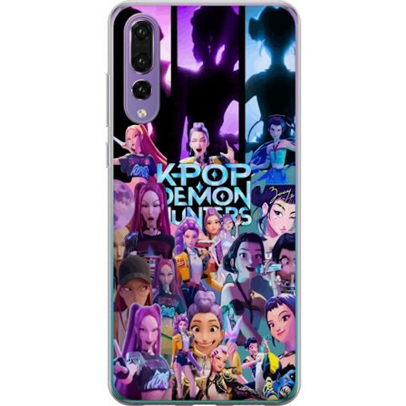 Yhteensopiva Puhelinkuori Huawei Huawei P20 Pro KPop Demon Hunters anime tyyli tumma suunnittelu