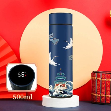 Intelligent display 304 dobbeltlags rustfrit stål termoskop