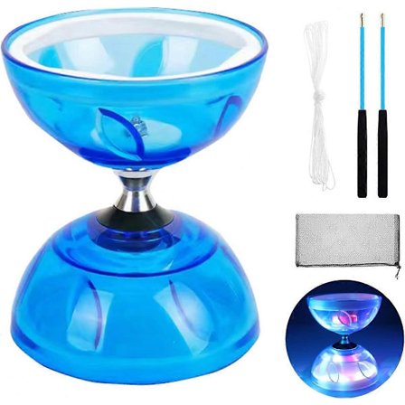 2024 1 Sett UK Yoyo Diabolo Leke Profesjonell Jonglering Diabolos Yoyo Barn Eldre Leke