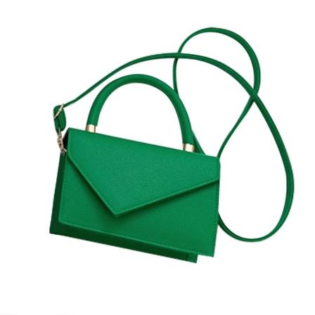 Skuldertaske Fashion Pu Læder Firkantet taske GRØN Green