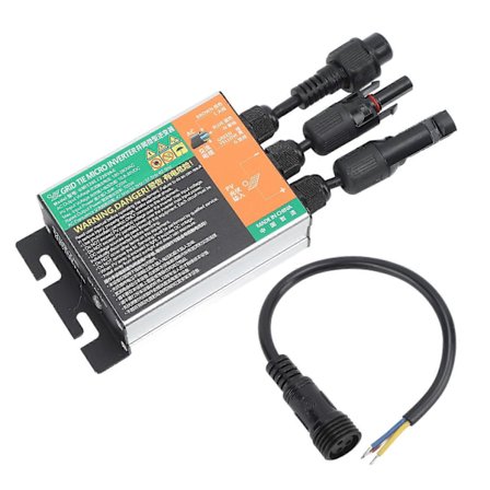 GMI 260W Sinusbølge Solcelleinverter Aluminiumlegering Solcelle Micro Grid Tilsluttet Inverter med Temperatursensor til Generationssystem AC