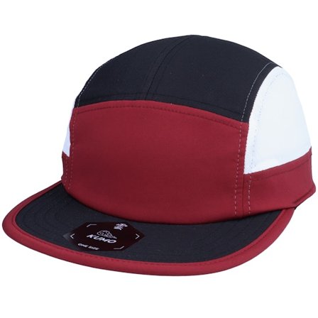 Kumo - Rood 5panel Cap - Cloudfit Red/Black/White 5-Panel @ Hatstore
