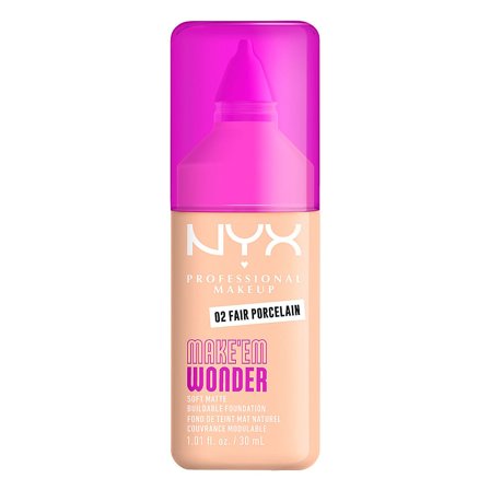 NYX PROFESSIONAL MAKEUP Make Em Wonder Foundation 01 Pale, Makeup, Ansigt, Foundation