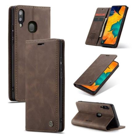 CaseMe Samsung Galaxy A40 Vintage Etui - Kaffe Brown