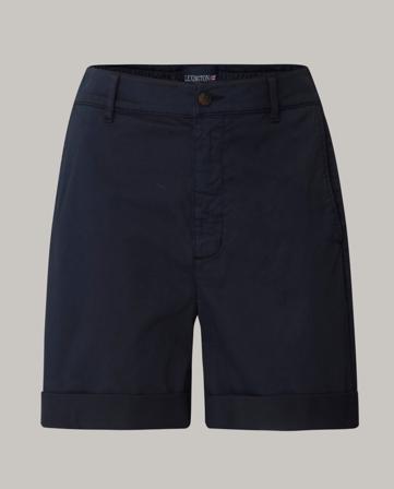 Lexington Marissa Cotton Canvas Shorts, Dark Blue