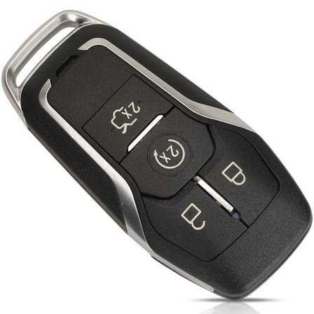 Smart Fjärrnyckel Fodral 3/4/5 Knappar För Ford Mustang Edge Explorer Fusion Mondeo Kuka Bilnyckel Skal Oskuret Blad