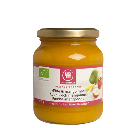 Urtekram Eple Og Mangomos 360 g