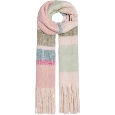 Only, Tess life stripe scarf cc pearl/stripes Beige, Dames, Maat:ONE Size