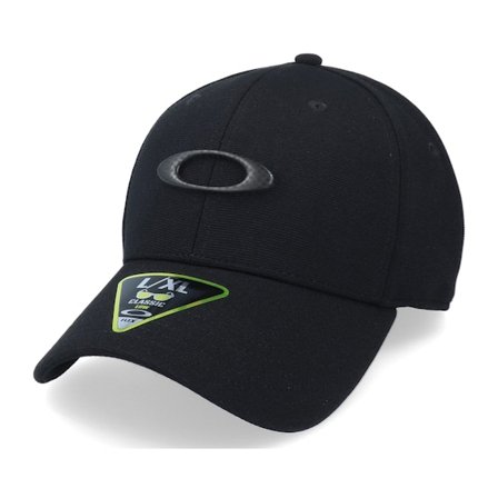 Oakley - Schwarz flexfit Cap - Tincan Black/Carbon Fiber Flexfit @ Hatstore