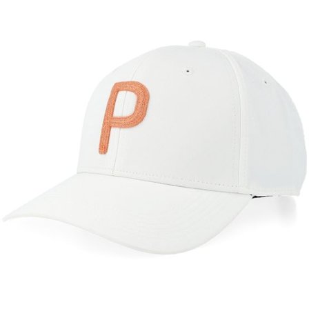Puma - Vit adjustable Keps - Heritage P Tech Cap White Adjustable @ Hatstore