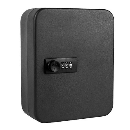 Kombinations Nøgleskab 20 Nøglekroge Nøglelås Kode Lås [DB]