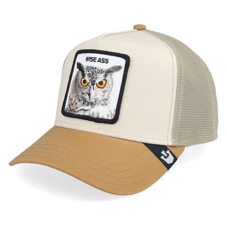 Goorin Bros. - Beige - trucker - Cap - Premium Owl Khaki Trucker - Hatstore