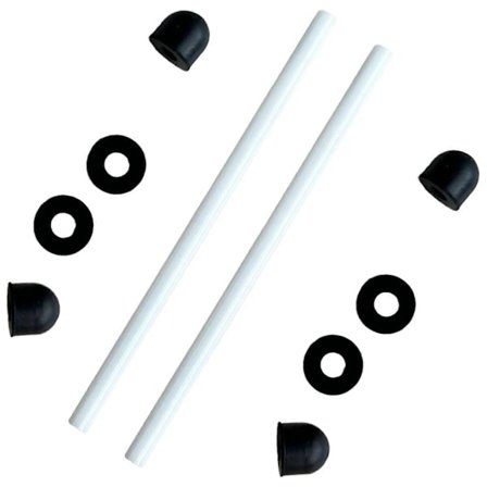 2 kpl Keraaminen akseli Intex Pure Spa -porealtaan siipipyöräpumpun E90-vian korjaukseen (2 kpl keraaminen akseli ja 4 kumitulppaa) db