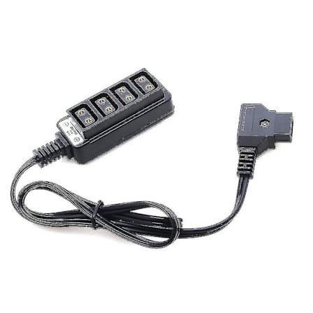 Kamera En-til-fire Strømkabel B-type Anton V-mount Batteri Konvertering, En-til-fire V-port Batteri Strømforsyningssystem B-type Hun En-til-fire 