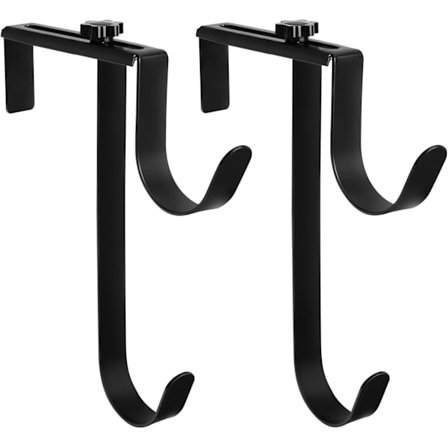 2 stk. Dobbelt Pool Hegn Kroge til Pool Udstyr - Justerbar Pool Stang Ho