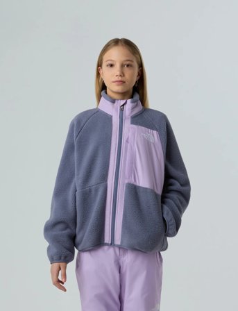 The North Face G Yumiori Full Zip Jacket - Purple - 135-144