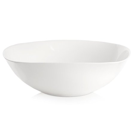 Valkoinen lasikulho LUNA 25 cm, 2 l