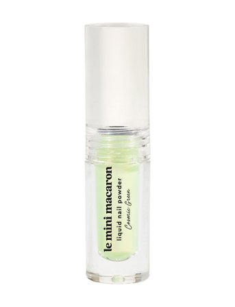 Le Mini Macaron Liquid Nail Powder, Cosmic Green - Nude - 2 ML