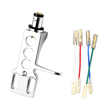 Skivspelare Headshell 4-stifts kontakter för teknik för andra skivspelare Phono Turntables Headshells Phono Tillbehör