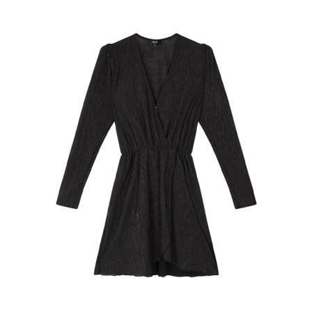Alix The Label Glitter Dress , Zwart , Dames , Maat: L Casual jurken