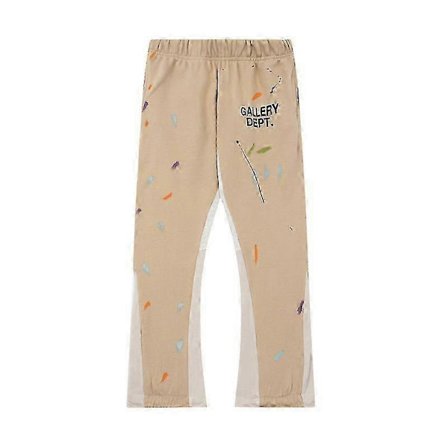 Udenlandske Ordre Gallery Dept Håndmalet Stænk-Blæk Syning Snøre High Street Casual Sweatpants Bootcut Bukser Herre Sport