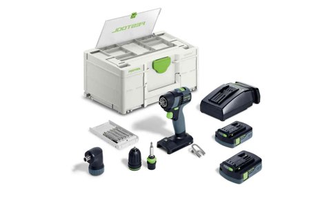 Festool TXS 18 C 3,0-Set Skruvdragare med batteri och laddare, Maskiner