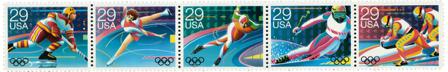 USA 1992 - OL - Scott 2611-15 - Postfrisk 5-stribe