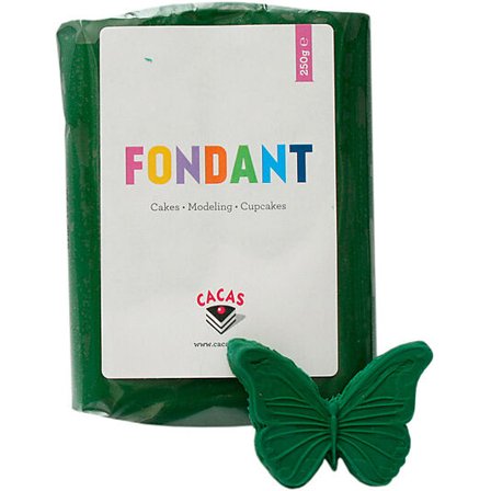 CACAS Fondant Skogsgrønn 250g