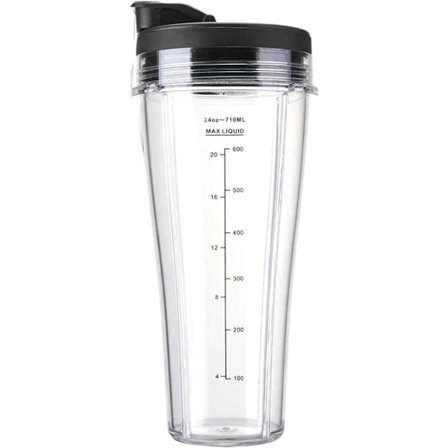 24 oz ohut yhden annoksen kuppisetti kannella