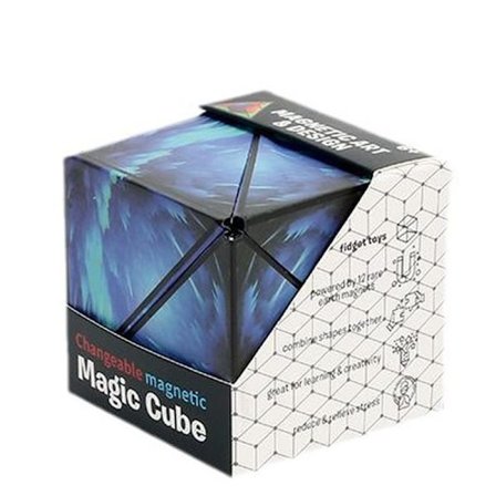 Magnet Pyramide Sten - Julegaveidé til børn, Holografisk Design, Kreativt Puslespil STEM Legetøj