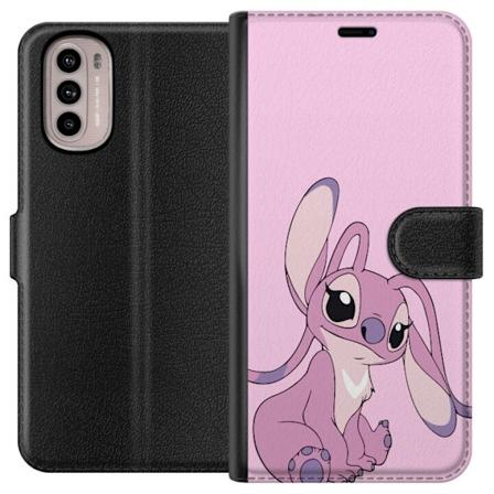 Motorola Moto G31 Tegnebogsetui Stitch lyserød