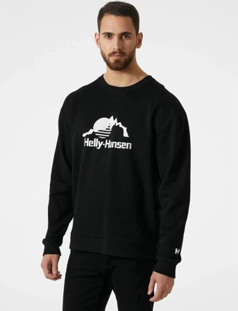 Helly Hansen Yu Crew Sweater 2.0 - Black - XS