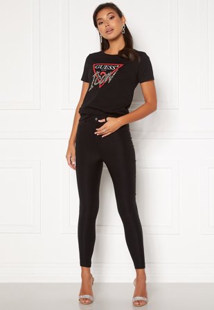 VERO MODA Augusta HR Solid Pant Black Klær
