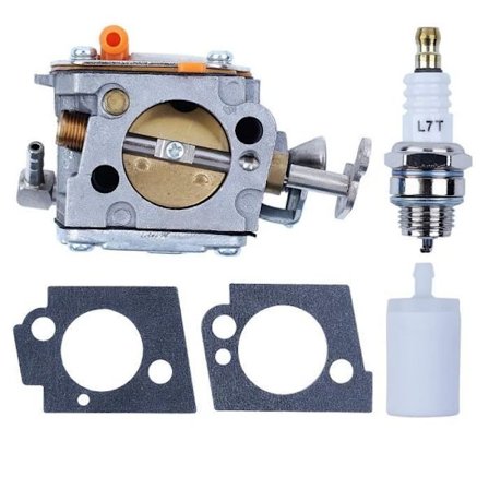 Forgasser, drivstoffilter og tennpluggsett kompatibelt med Husqvarna Partner K650 K700 K800 K1200