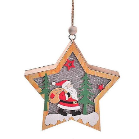 Julepynt Tre Hengende Lys, Egnet for Juletrepynt