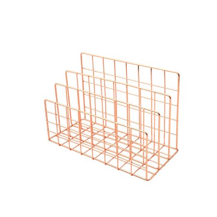 Metalliverkko 3-lokeroinen postijärjestelijä (ruusukulta)