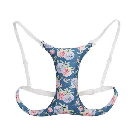 Anti-rynke brystforebyggelse Aldersudskæring Hals Bryst Pude Pude Blå